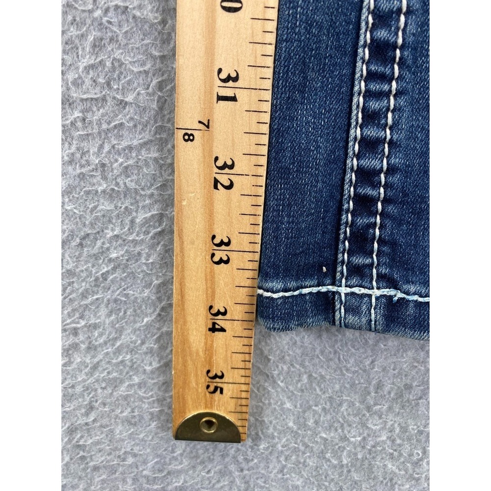 Grace in LA Women Bootcut Jeans Size 26 Low Rise Easy Fit Aztec Embroidery NWT - Picture 4 of 11